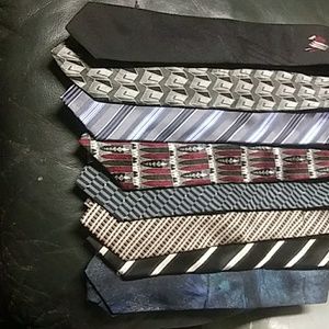 8 assorted silk ties
